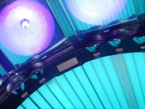 Giant Sun Tanning Bed Machine Miami Beach Florida